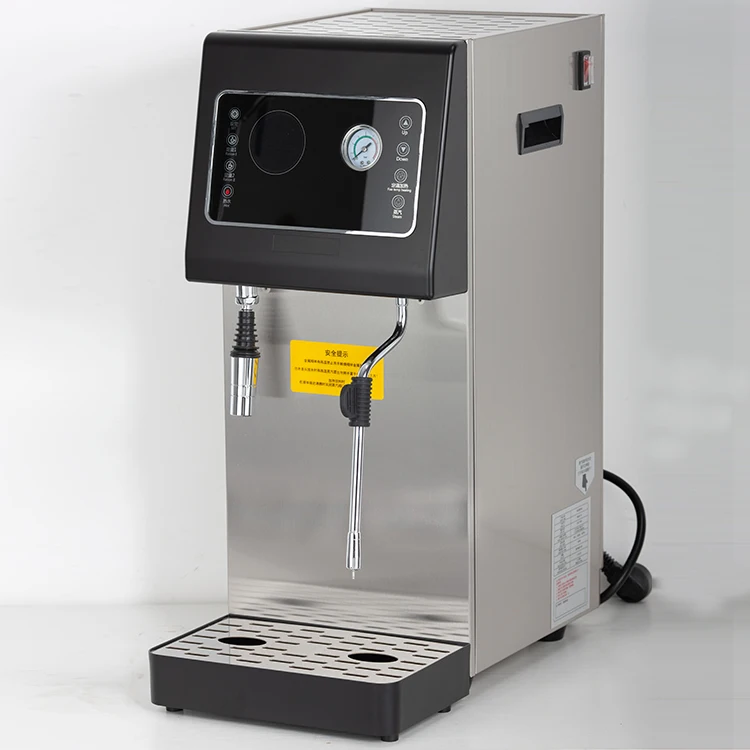 

Commercial Stainless Steel Milk Bubble Steamer Coffee Frother Automatic Electric Milk Foaming Machine