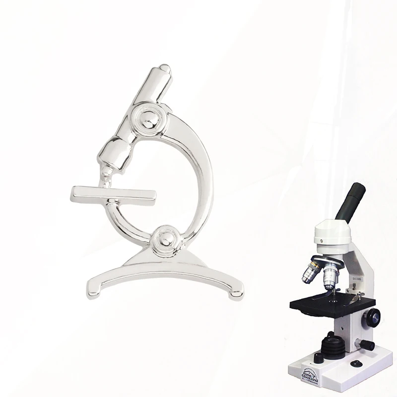 Broche Microscope pour Médecins, Collier, Épingles de Chimie, Infirmière, Médecins, Science, Étudiant en Médecine, Cadeau de Remise de Diplôme