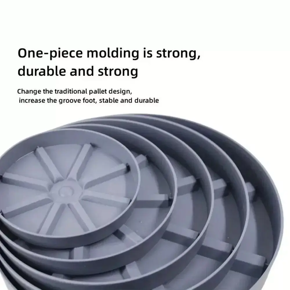 New Mobile Flowerpot Tray Plastic BreathableBase Bottom Flower Pot Anti Rotting Root Gardening Plant Pot Tray