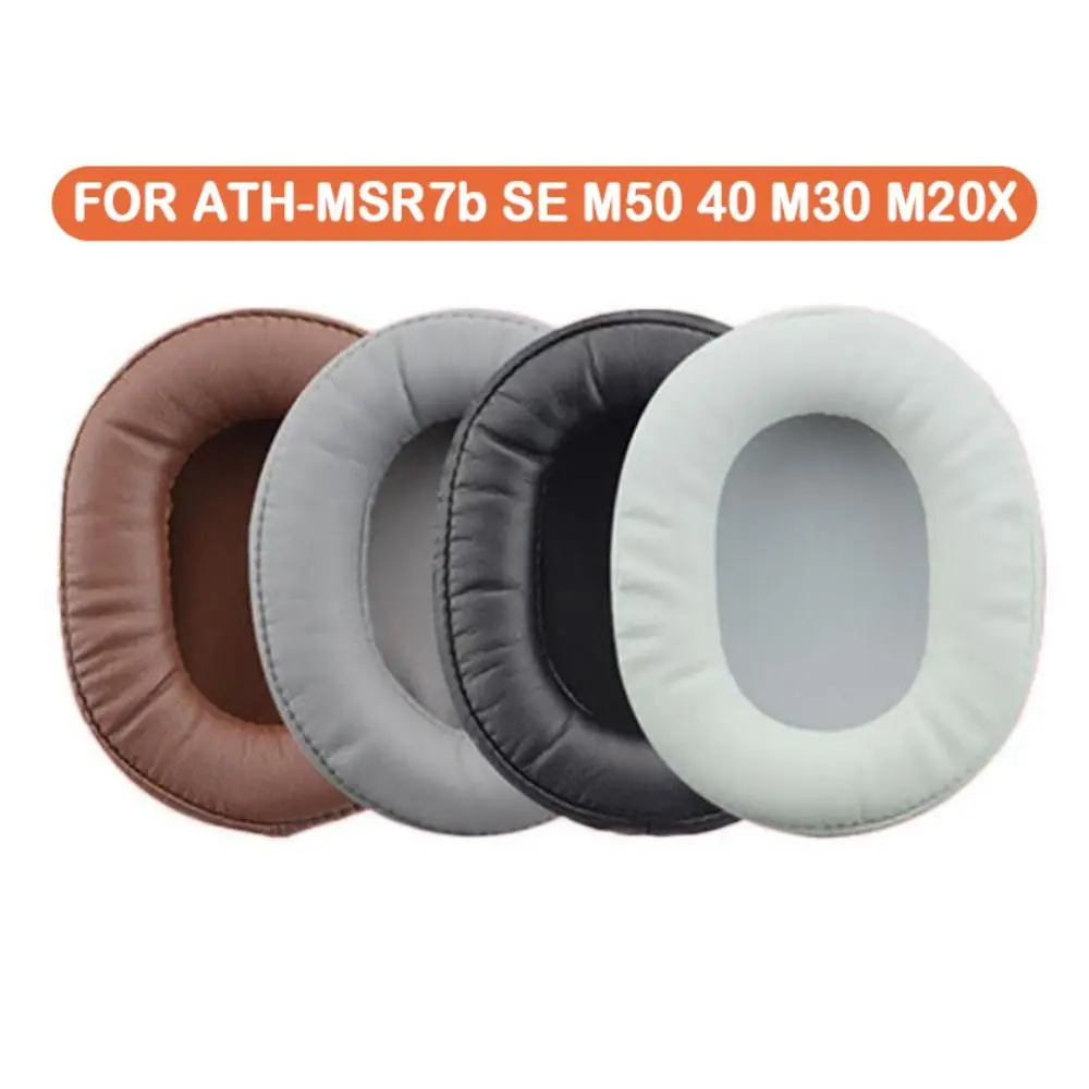 1 Paar Ersatz-Ohrpolster aus Memory-Schaum, weiche Ohrpolster für Audio Technica ATH-MSR7b SE M50 M40 M30 M20X
