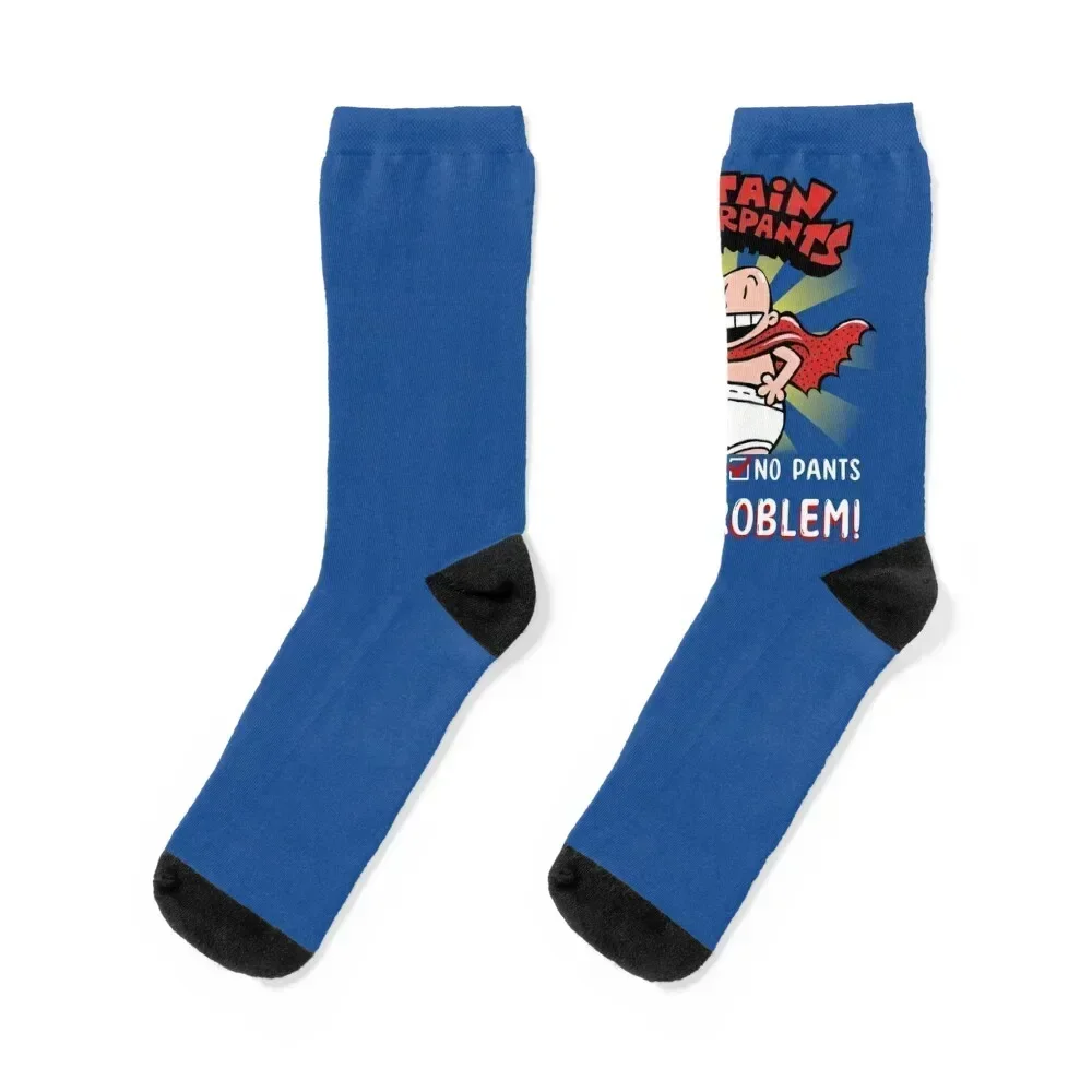 Captain underpants merchandise boys no problem check Socks Men's valentine gift ideas Women's Socks Men's