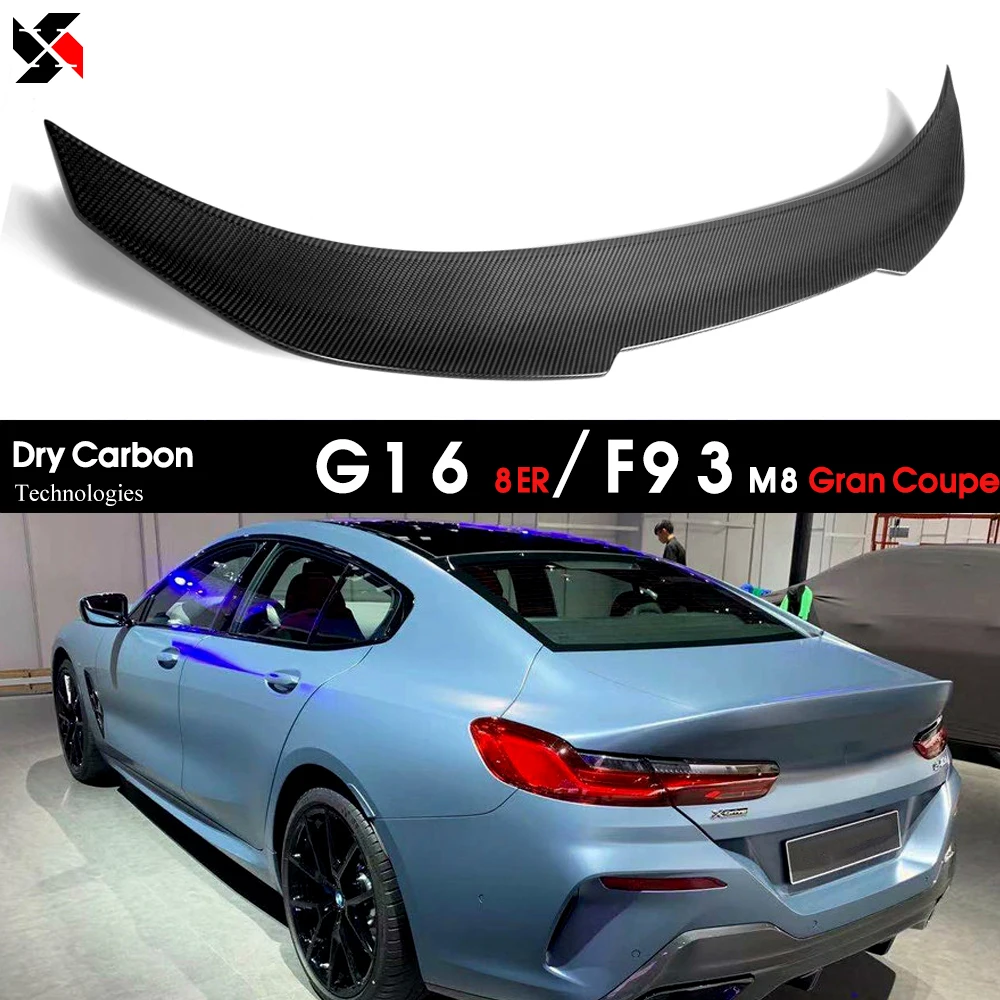 

Dry Carbon TECH 3*3 3K Carbon Fiber Rear Spoiler Wing Ducktail For BMW New 8 Series 4-Door Gran Coupe G16, F93 M8 2019 - 2025