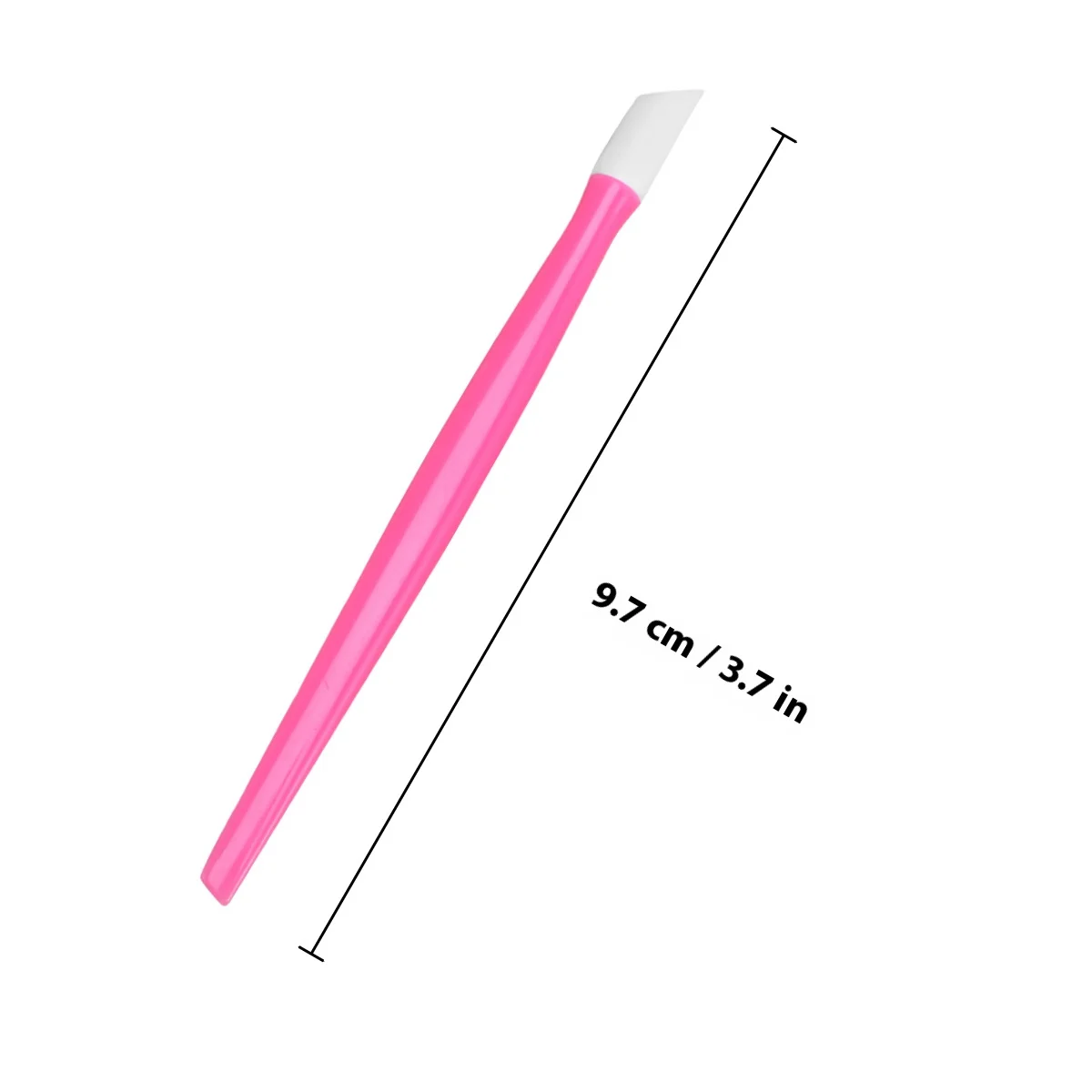 20 pièces poussoir à cuticules ergonomique lavable dissolvant de peau morte Kit d'outils de manucure pour vernis à ongles gommage bâton de nettoyage