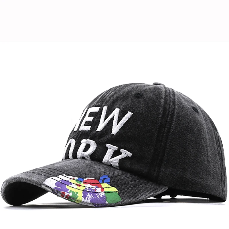 New Washed Cotton Baseball Cap Snapback Hat For Men Women Dad Hat Embroidery Casual hats Casquette Hip Hop Caps