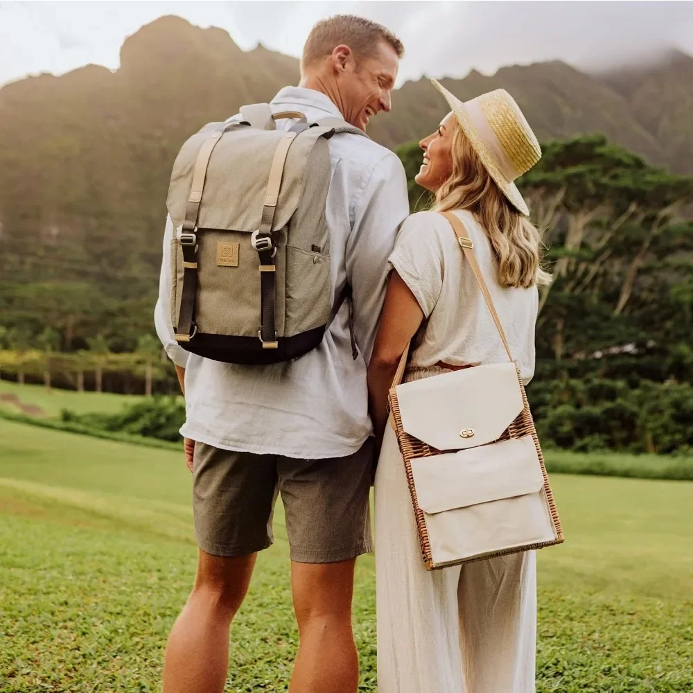 Rucksackkühler mit Picknickset – Kühler, Rucksack-Picknick-Set