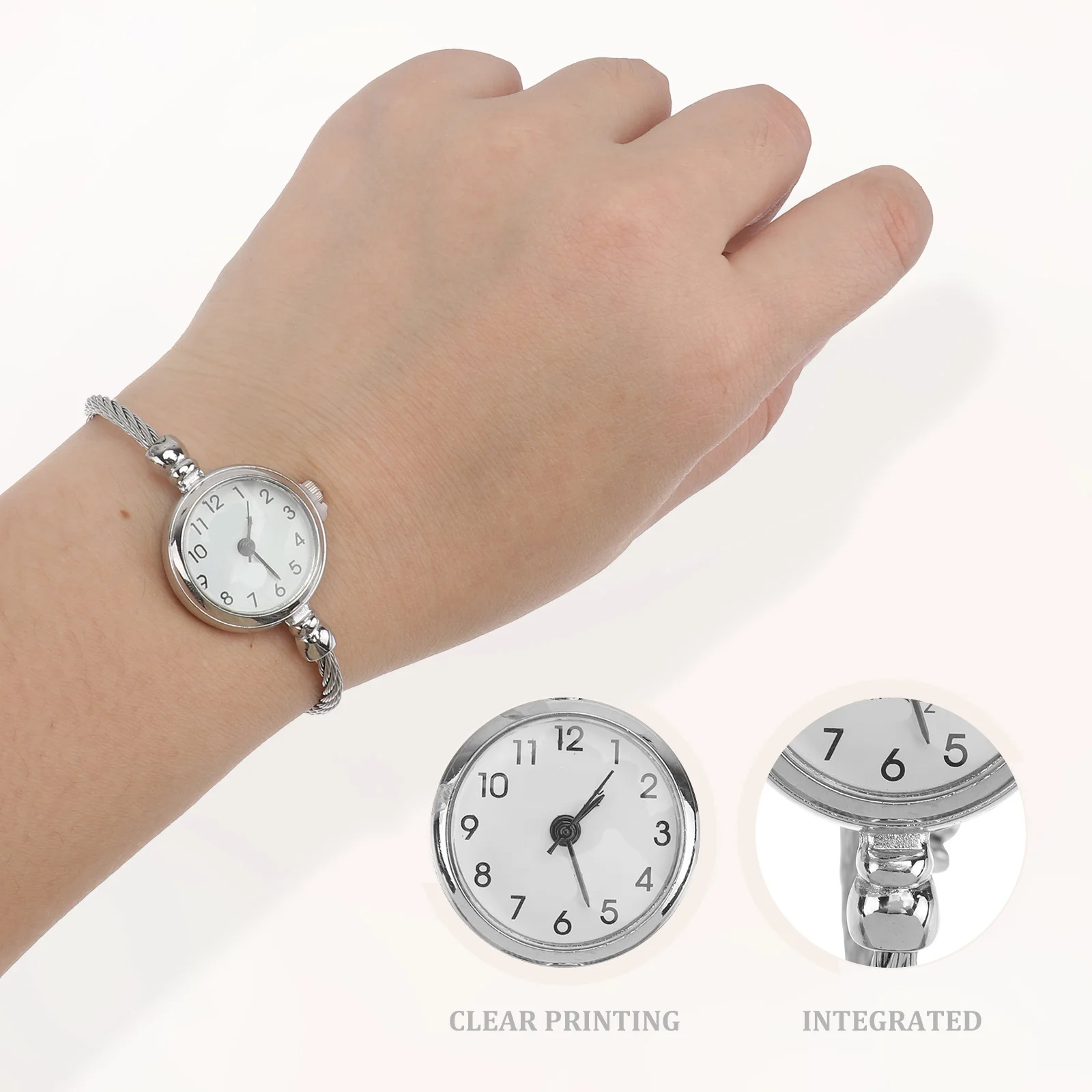 ساعة رقمية بيضاء موضة كوارتز ساعات نسائية أنيقة ساعة يد للأعمال هدية سوار فستان ساعة مقاومة للماء