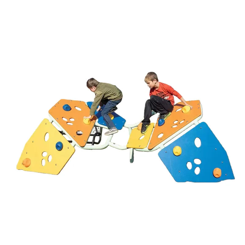Climbing Wall, PE Board, Outdoor Playground Equipment, Kids Sports Game, Children Play Set, 128 Inch Height