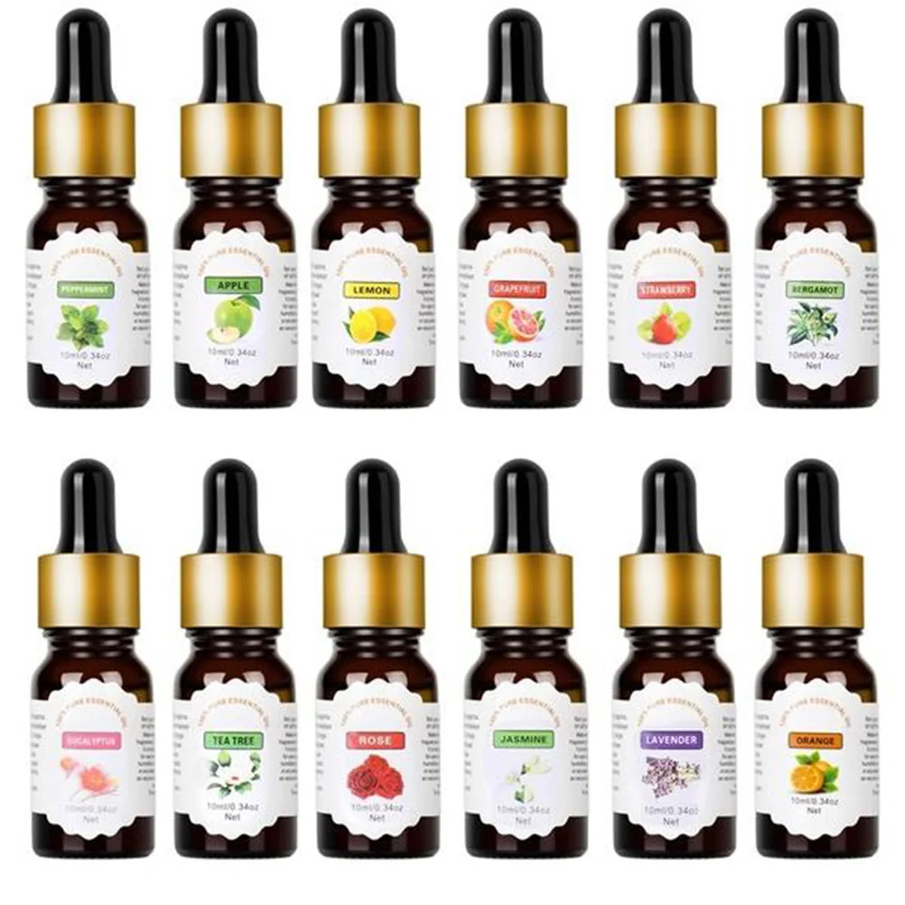 10ml Rose Essentiële Olie Wateroplosbare Luchtbevochtiger Olie Aromatherapie Diffuser Stress Relief Lucht Fris Gebruik Thuiskantoor