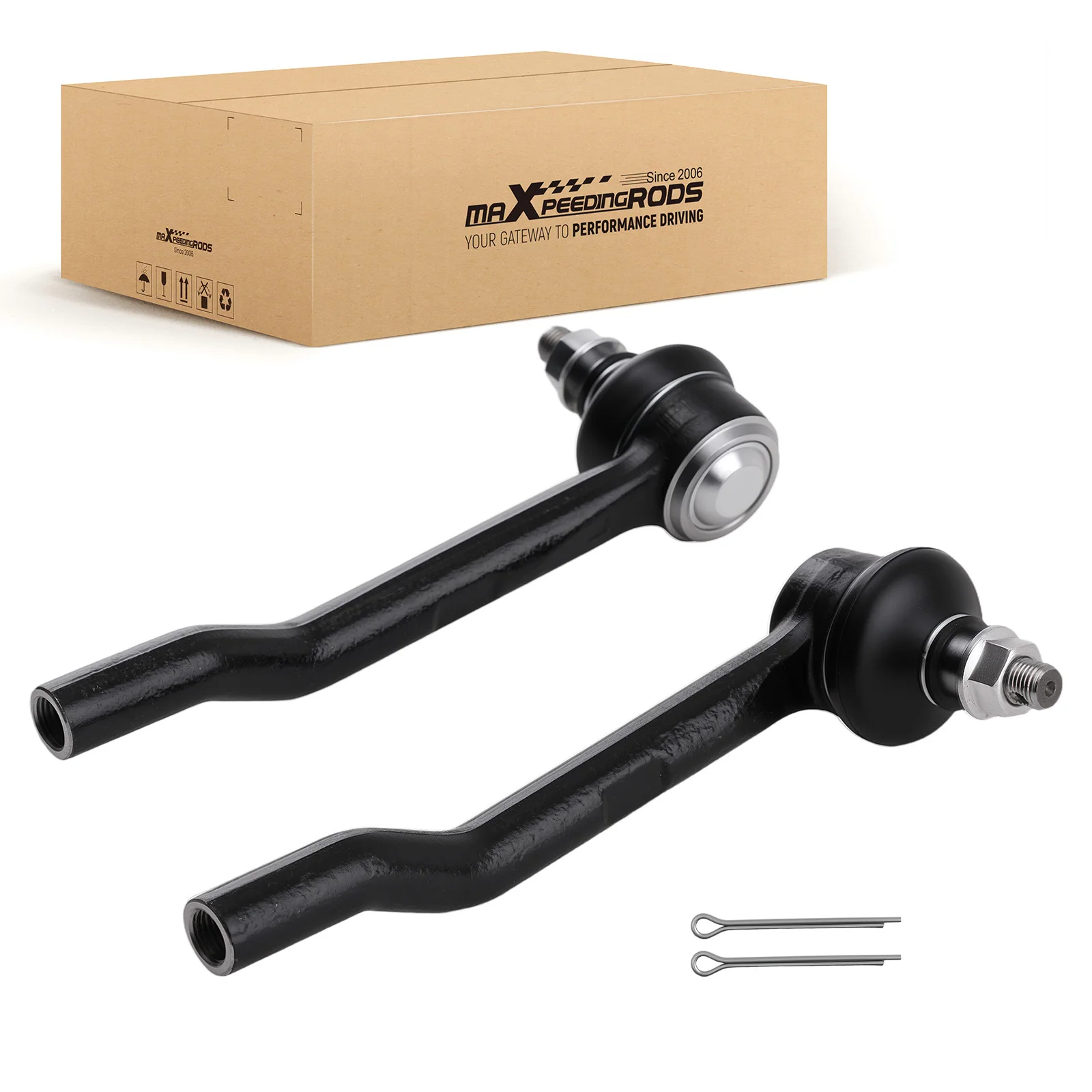 

Pair Front Outer Tie Rod Ends for Honda Passport Pilot Ridgeline Acura MDX RH&LH