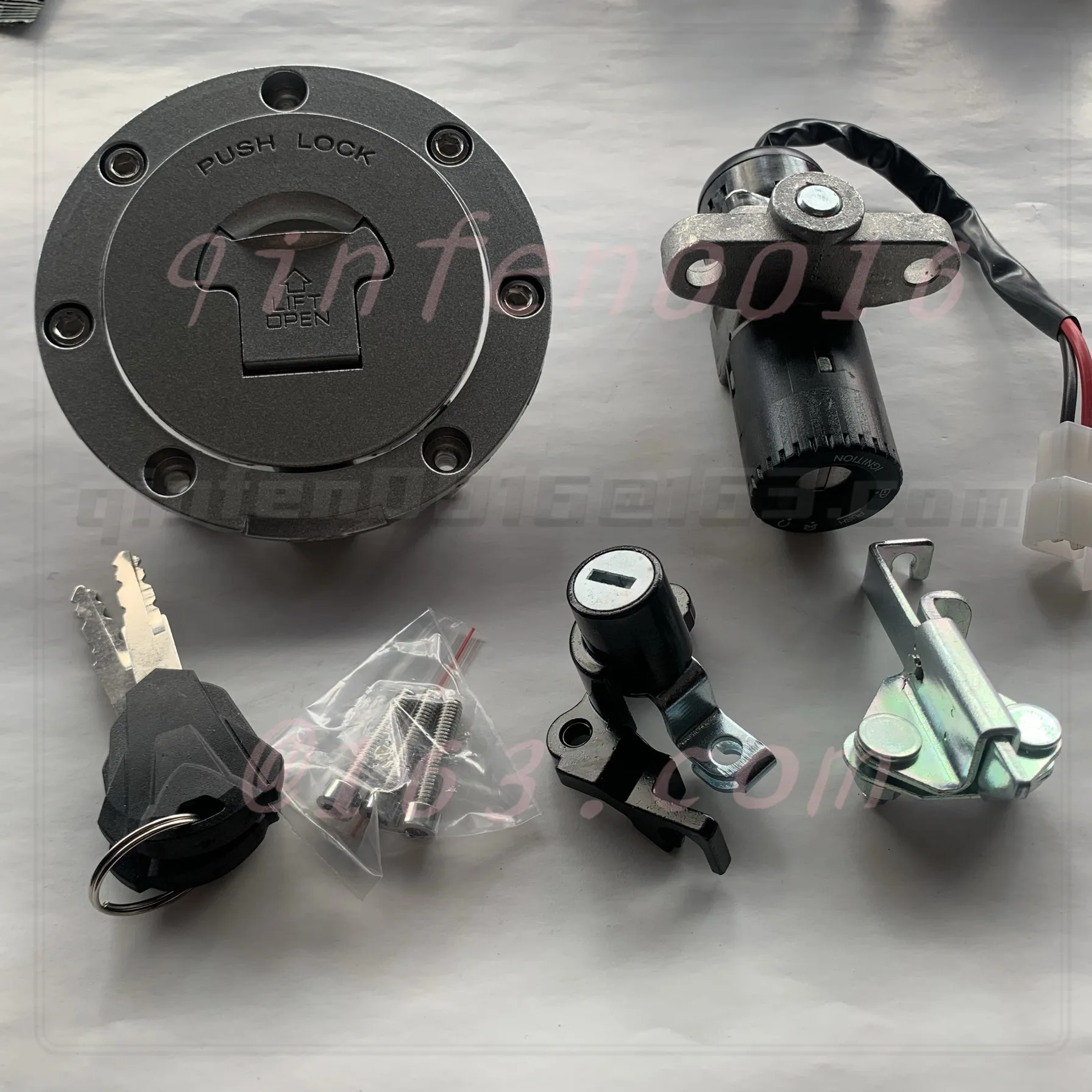 For CFMOTO 250NK CF250‑A CF250‑6 Motorcycle Full Lock Set Ignition Switch Fuel Cap Lock Seat Lock Complete Locks