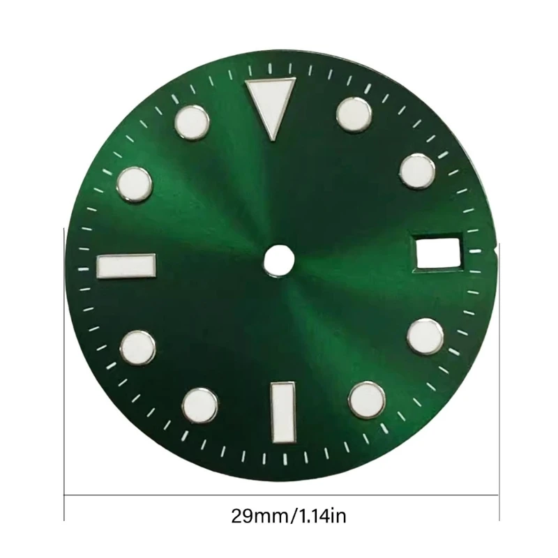 Modified Watch Accessories Movement Watch Replacement Parts Watch Dials with Ice Blue Luminous Effect