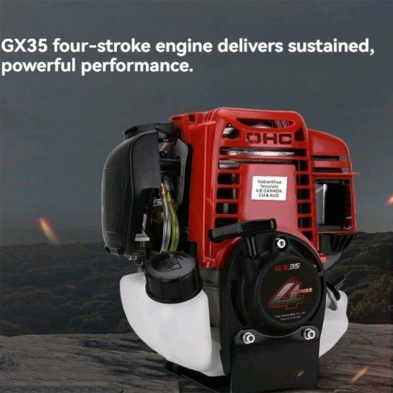 GX35 petrol engine four stroke lawn mower accessories petrol engine