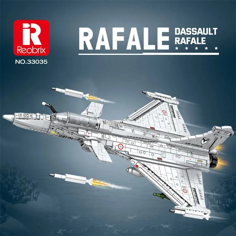Dual Engine Delta Wing Military Fighter Aircraft Building Blocks 4.5 Gen Multirole Jet Adult Hobby Display Toy Compatible Lego