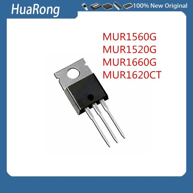 

50 шт./лот MUR1560G MUR1520G MUR1660G MUR1620CT TO-220-3