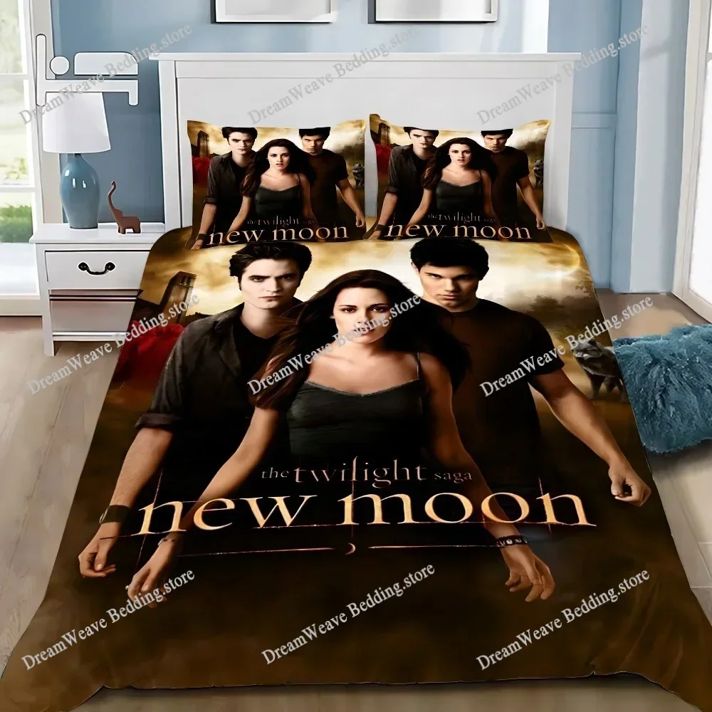 

Duvet Cover Pillowcase Bedding Set The Twilight Saga Edward Cullen Adult Boy Girl Bedroom Decoration Children Single Large Size7