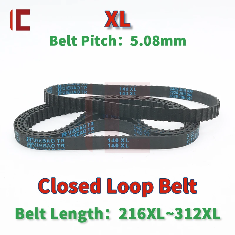 XL Timing Belt Length 216XL to 312XL XL Toothed Rubber Belt 6mm 8mm 10mm XL 13mm 15mm 20mm CNC 3D XL Synchronous Belt Drive Belt