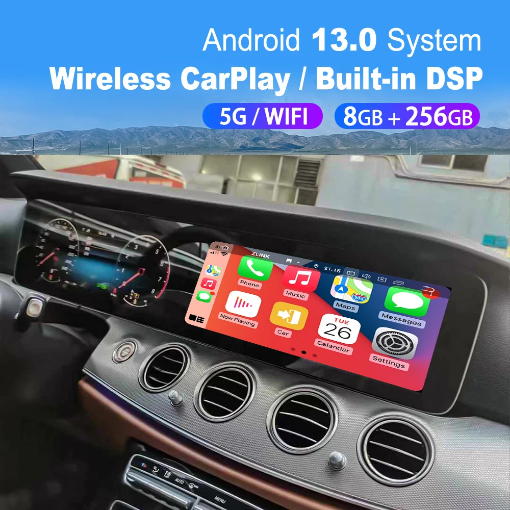 Android 13 For Mercedes Benz E Class 217-2019 Carplay Car Radio Stereo Video Player 12.3