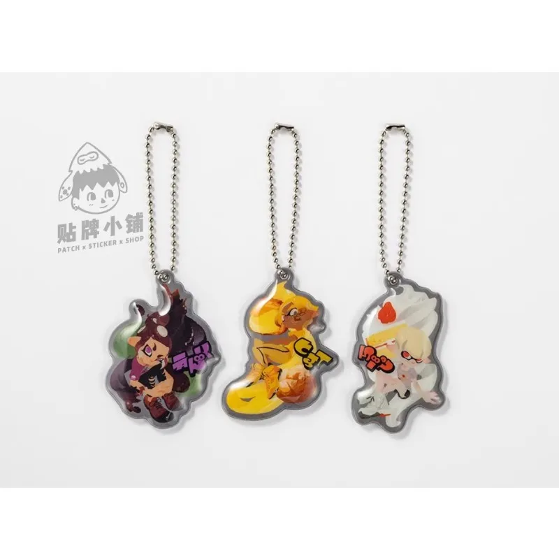 Jet Fighter スプラトゥーン Splatoon3 Festival Key Chain Dessert Convenience Store Hand Pendant