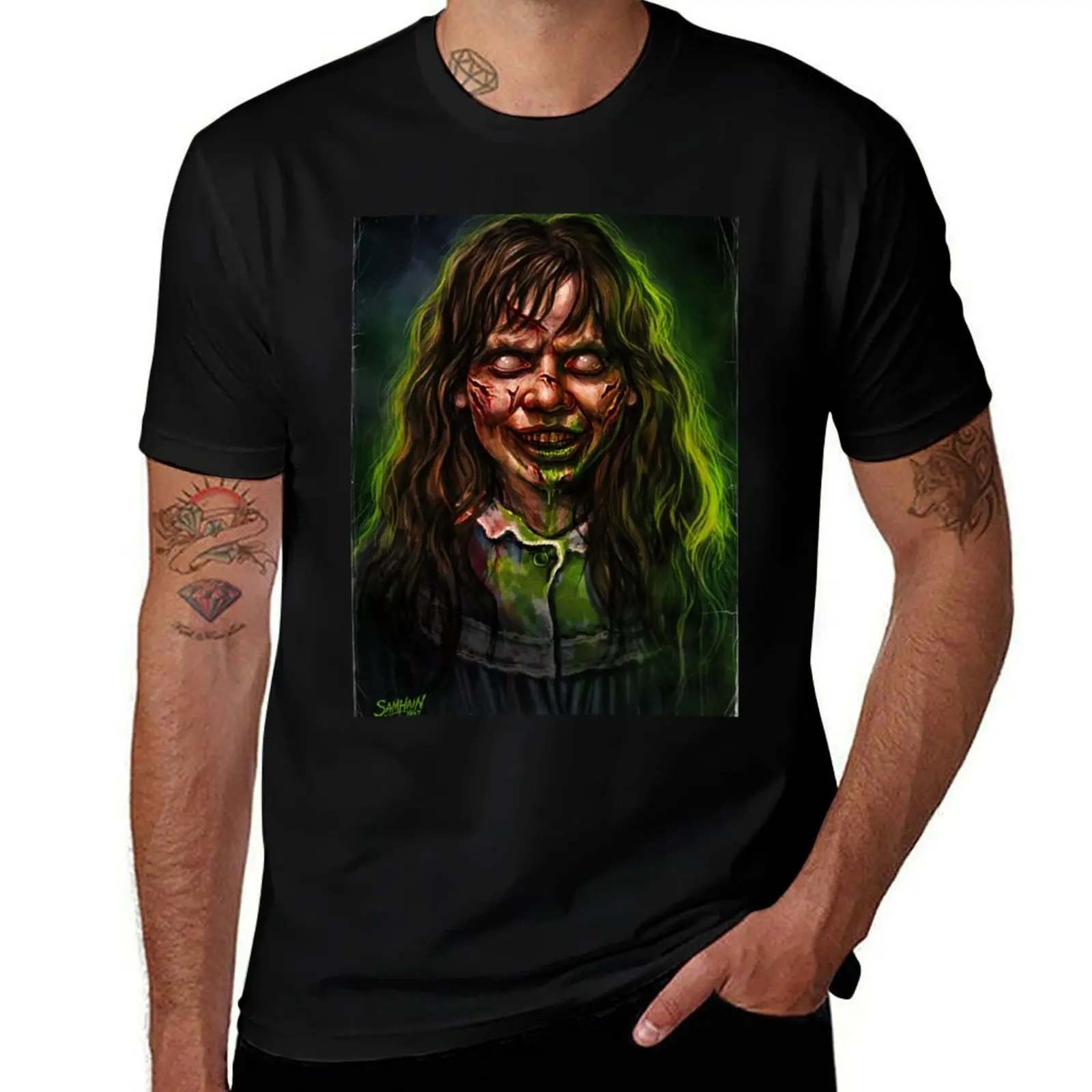 An Excellent Day For An Exorcism T-Shirt Large Size Breathable Tee T-Shirt
