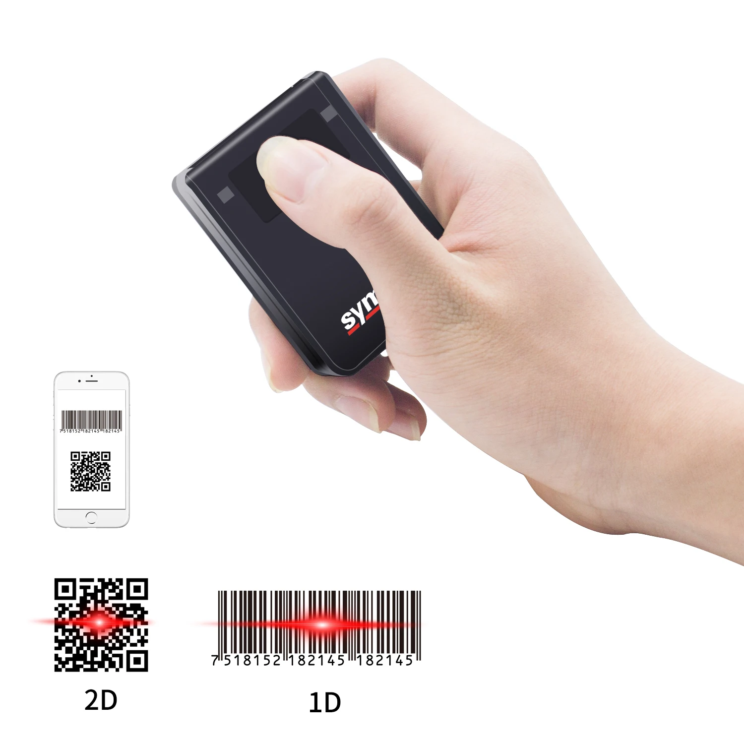 CCD  Barcode Scanner Module CCD Scanning Self Sensing USB/Serial Port Supporting Command Control