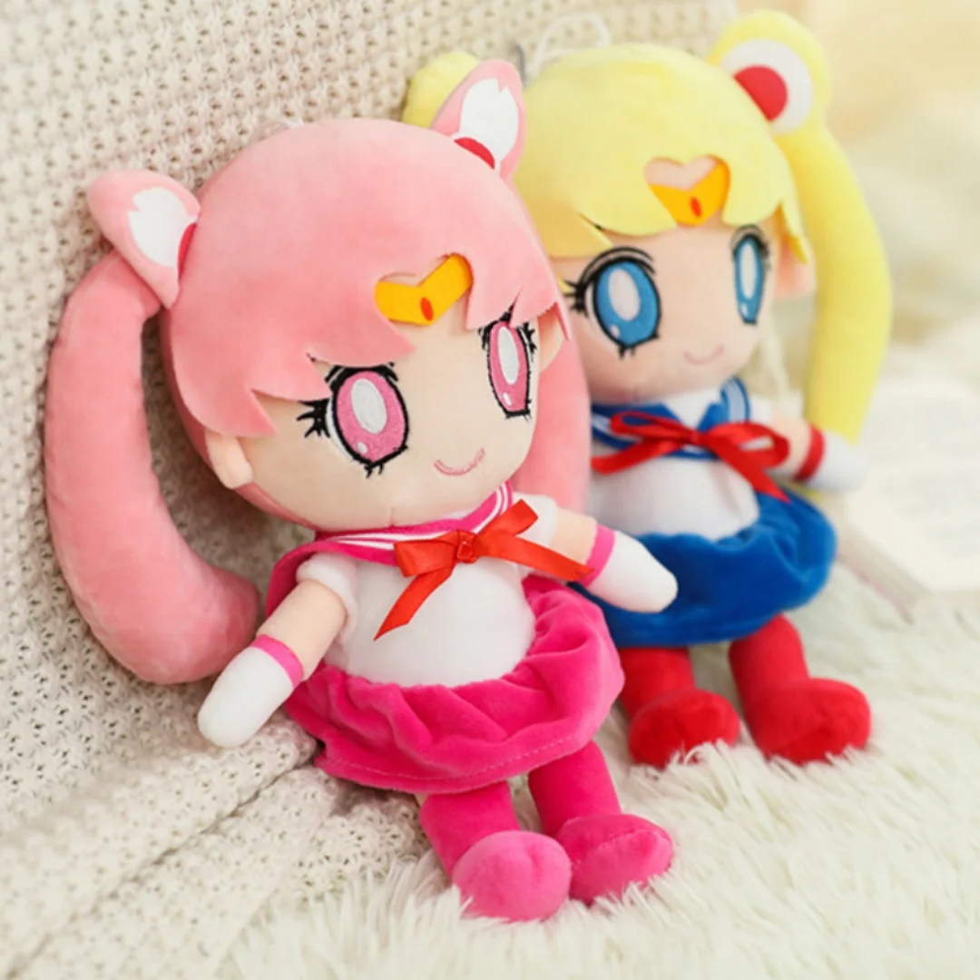 Hot Anime Sailor Moon Plush Toys Tsukino Usagi Kaiou Michi Stuffed Girlish Room Decor Stuffed Kawaii Pretty Gifts - view 5