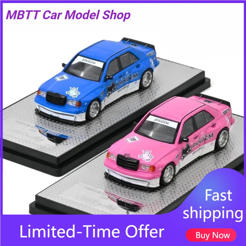 

1/64 in stock PANDEM ROCKET BUNNY 190E Echo Gao's Car Cool Car Show 2026 Alloy Motor Vehicle Toy Car models