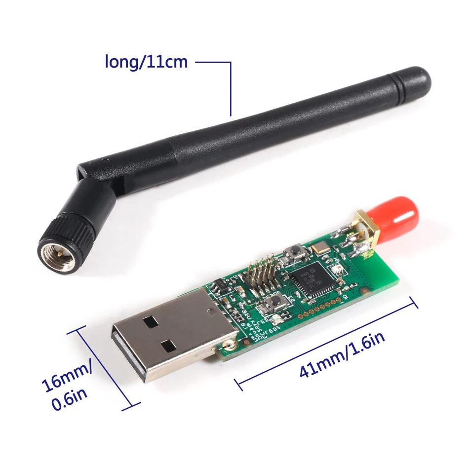 Wireless Zigbee CC2531 CC2540 Sniffer Bare Board Packet Protocol Analyzer USB Interface Dongle Capture Packet Module +Antenna