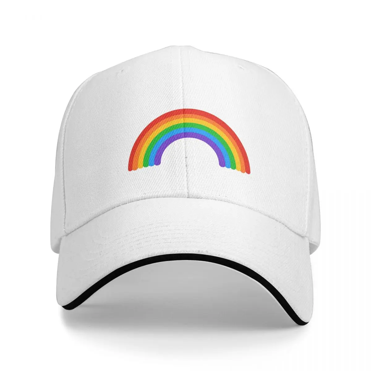 Cute Rainbow - HAPPY PRIDE Cap Fashion Casual Baseball Caps Adjustable Hat Hip Hop Summer Unisex Baseball Hats