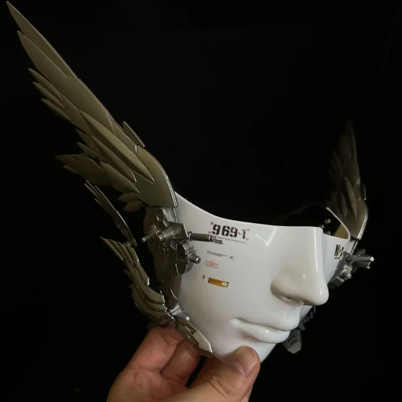 

2025 New Stock Mechanical Ji Modified Half Face Fashion Mask Mg Freedom 2.0 Concert Supporting Single Item Model Gifts Toys