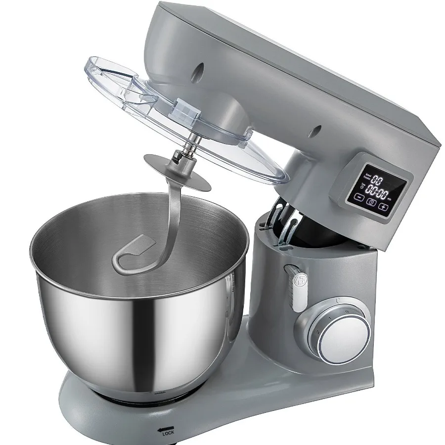 

450W Stand Mixer 6Speed Tilt Dough Mixer 7.4 Qt Bowl 3 Attachments