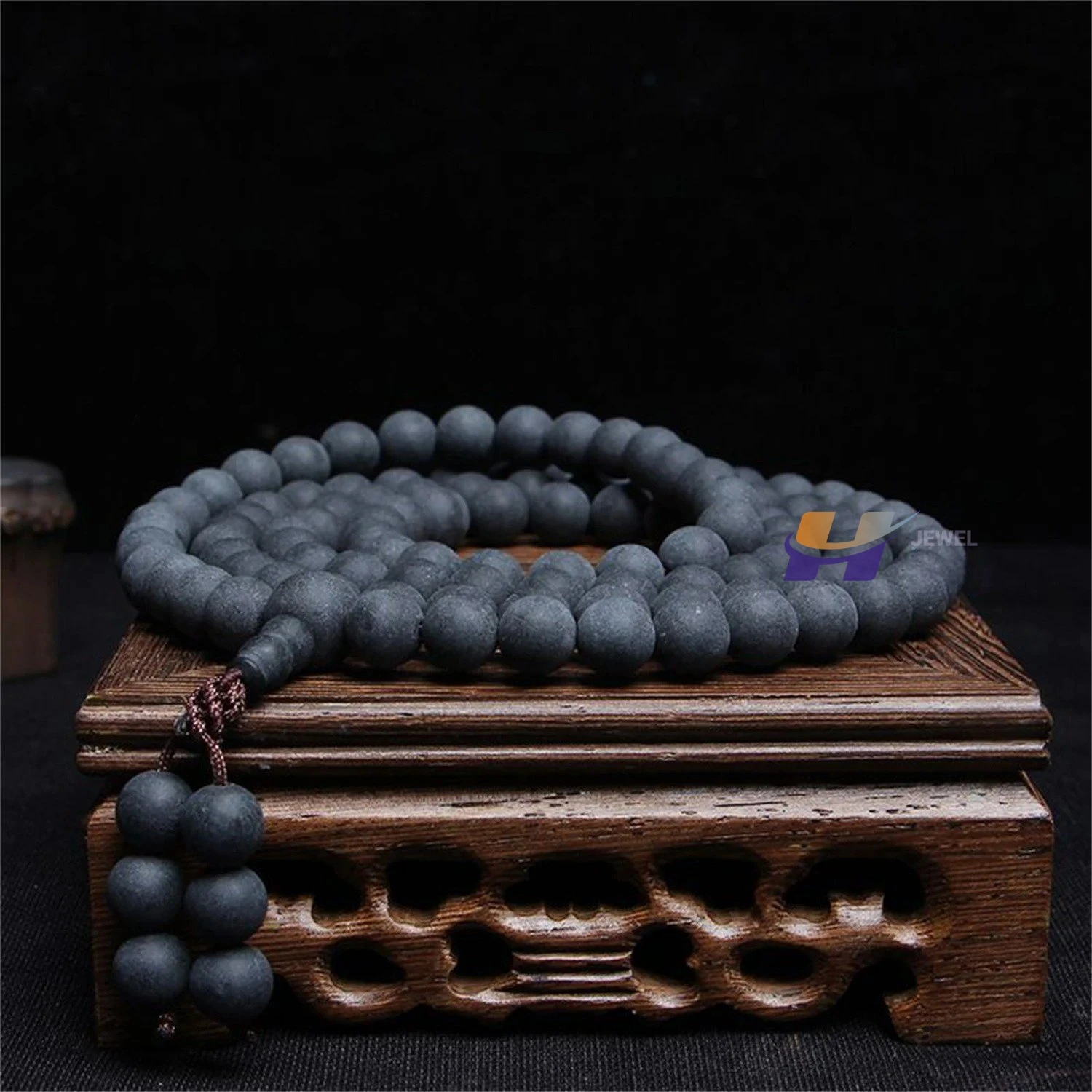 

Natural Medicine Puyao Bai 108 Buddha Beads Bracelet Amber Honey Wax Medicine Fragrance Black Bracelet for Men and Women Gift