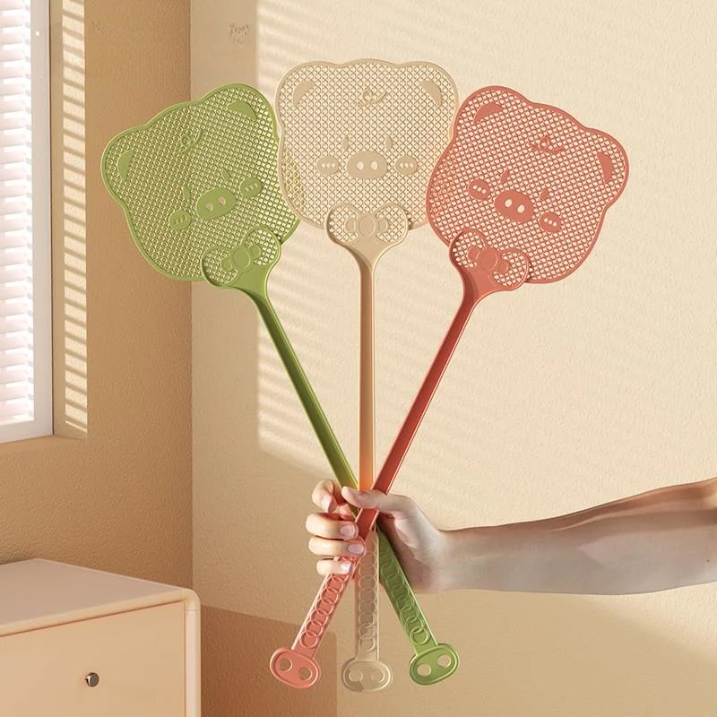 Durable Plastic Manual Fly Swatter Pest Control Home Use Beat Mosquitoes Tool Sturdy Handheld Insect Killer 2026 New Model