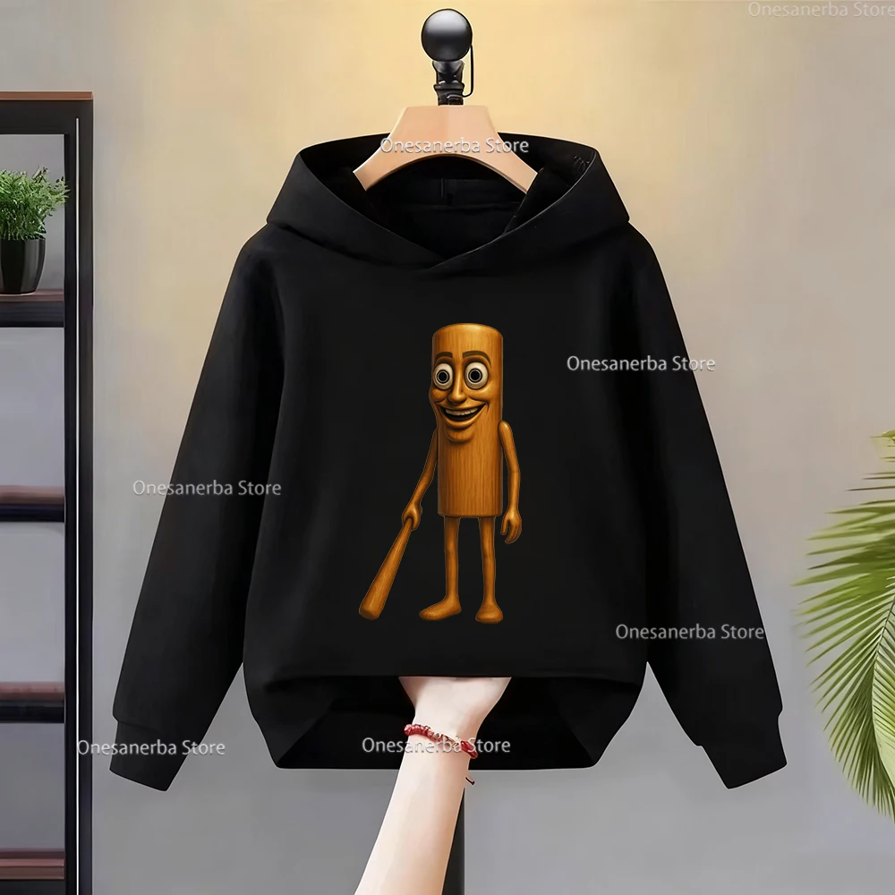 

Funny Italian Brainrot Children's Hoodies Graphic Boy Hooded Sweatshirt Cartoon Tung Tungtung Sahur Fashion Sports Pullover Coat