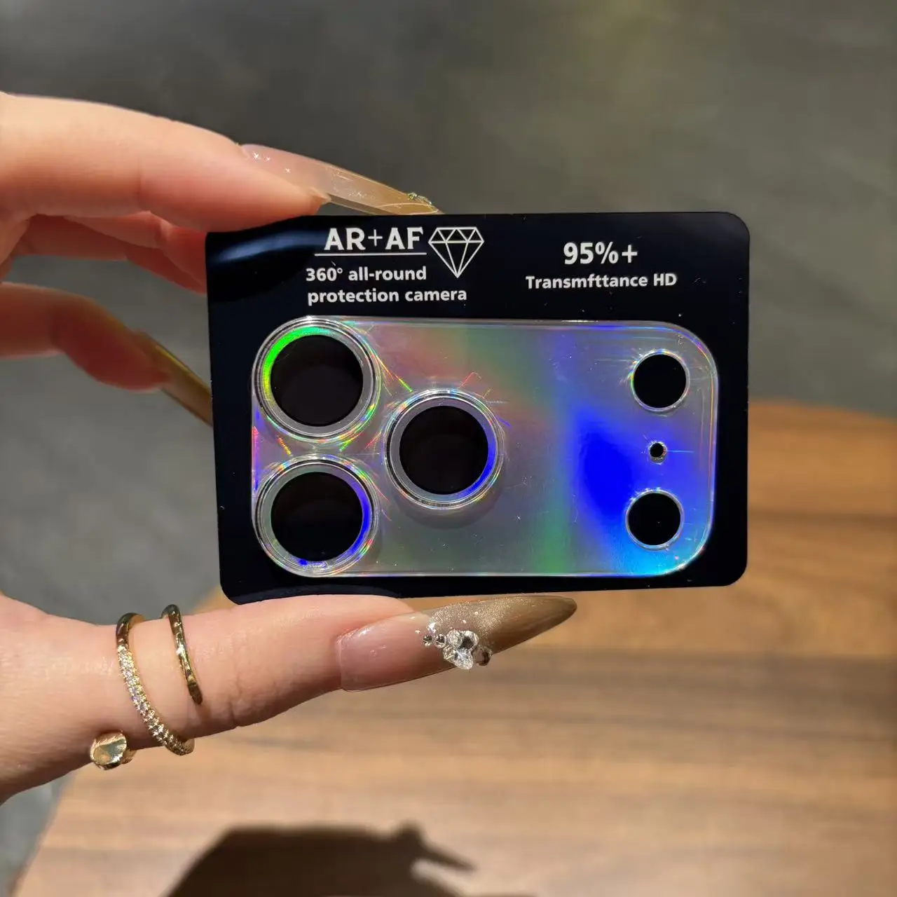 ملحقات عدسة الكاميرا لهاتف iPhone 17 Pro من الزجاج المقسى 360 ° طبقة زجاجية لامعة لحماية الكاميرا #5