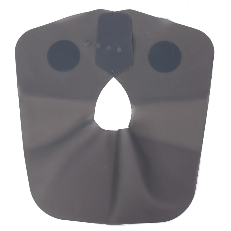 

Professional Silicone Hair Cutting Dyeing Cape Home Barber Shop Hairdressing ShawlL Black