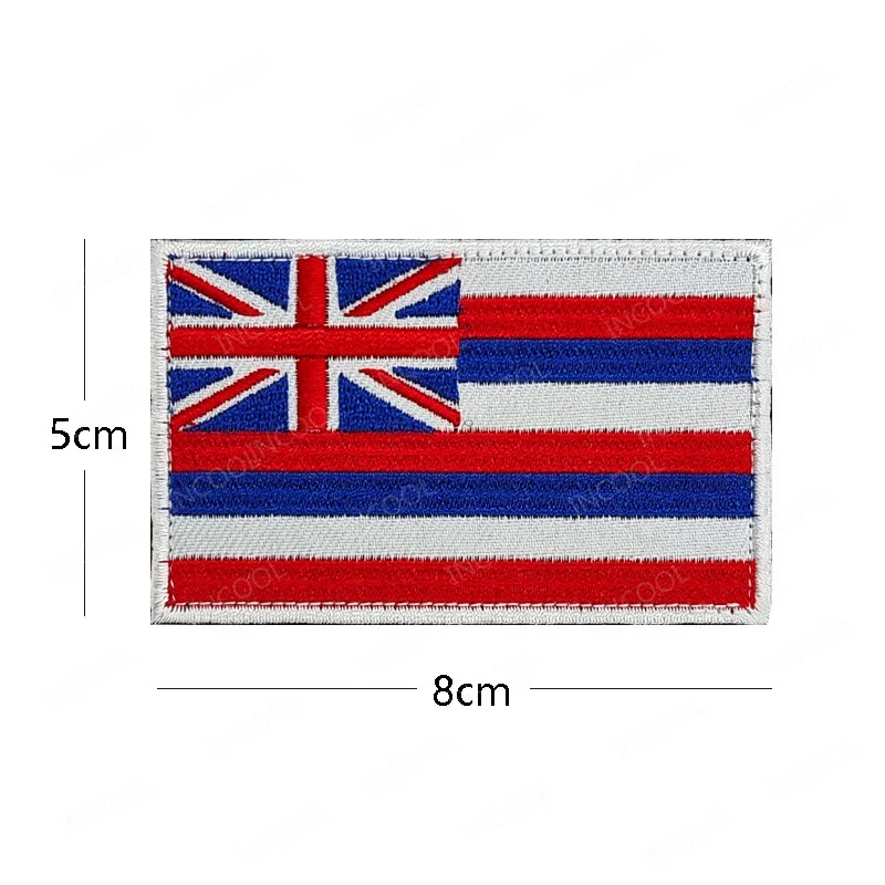 United States State Flag Patch USA Embroidered Patches California Texas Nevada Virginia Nebrask Orego Armband Appliqued