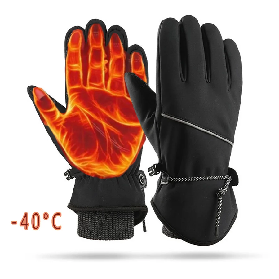 

Winter Gloves Waterproof Windproof Mens Women - Warm Gloves Cold Weather, Touch Screen Fingers, Driving Biking Running