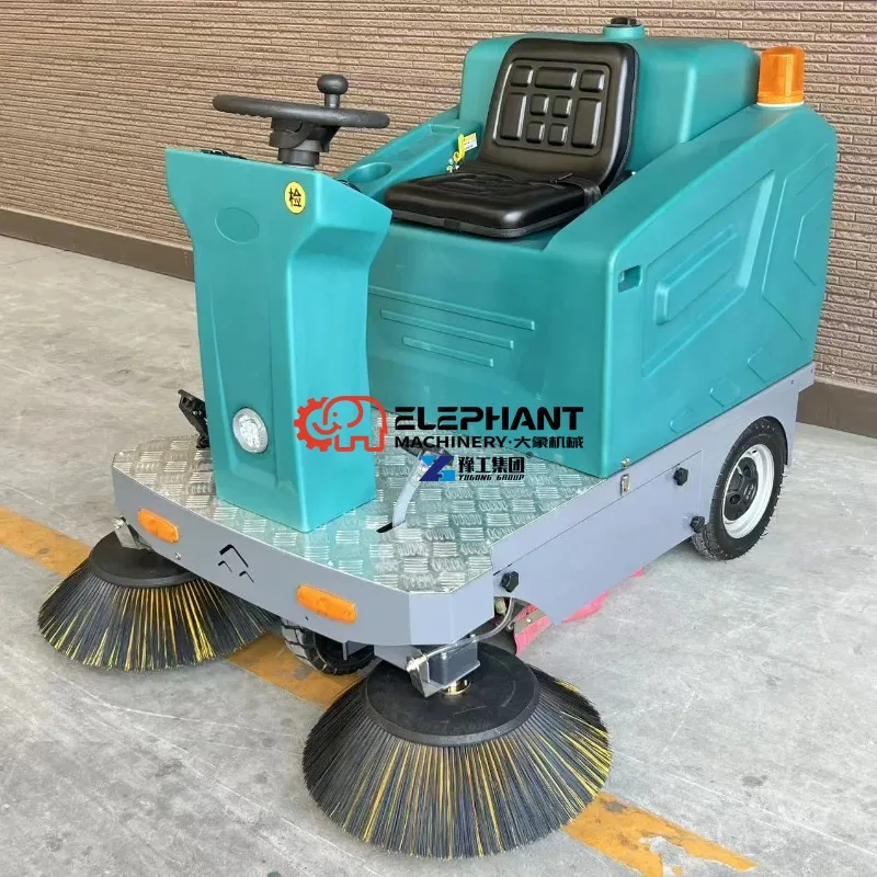 Electric Ride‑on Three Wheel Floor Sweeper Carpet Cleaning Machine for Indoor Outdoor Commercial Site Cleaning