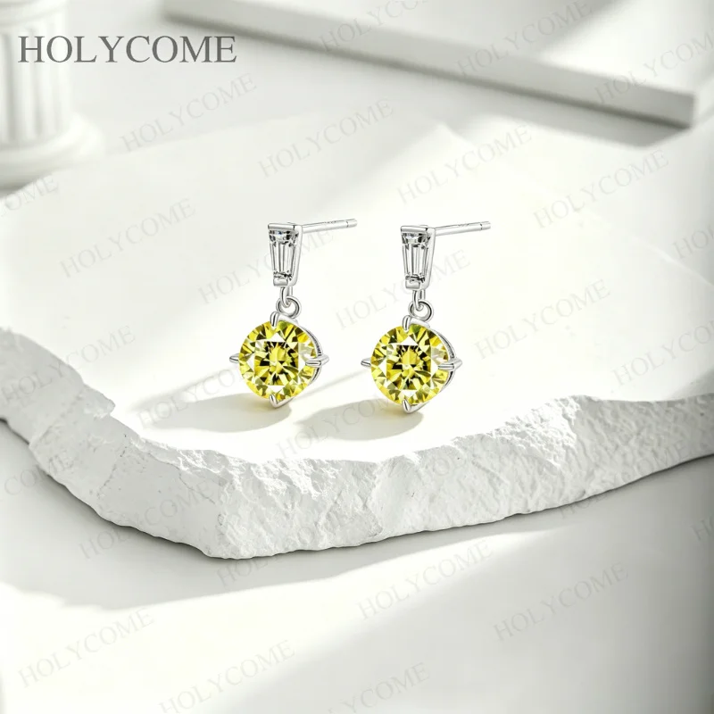 2 Karat echte türkisfarbene Moissanit-Tropfenohrringe mit Zertifikat, 925er Sterlingsilber, bestandener Diamanttest, Damenschmuck, Geschenk zum Jahrestag – Detail 17