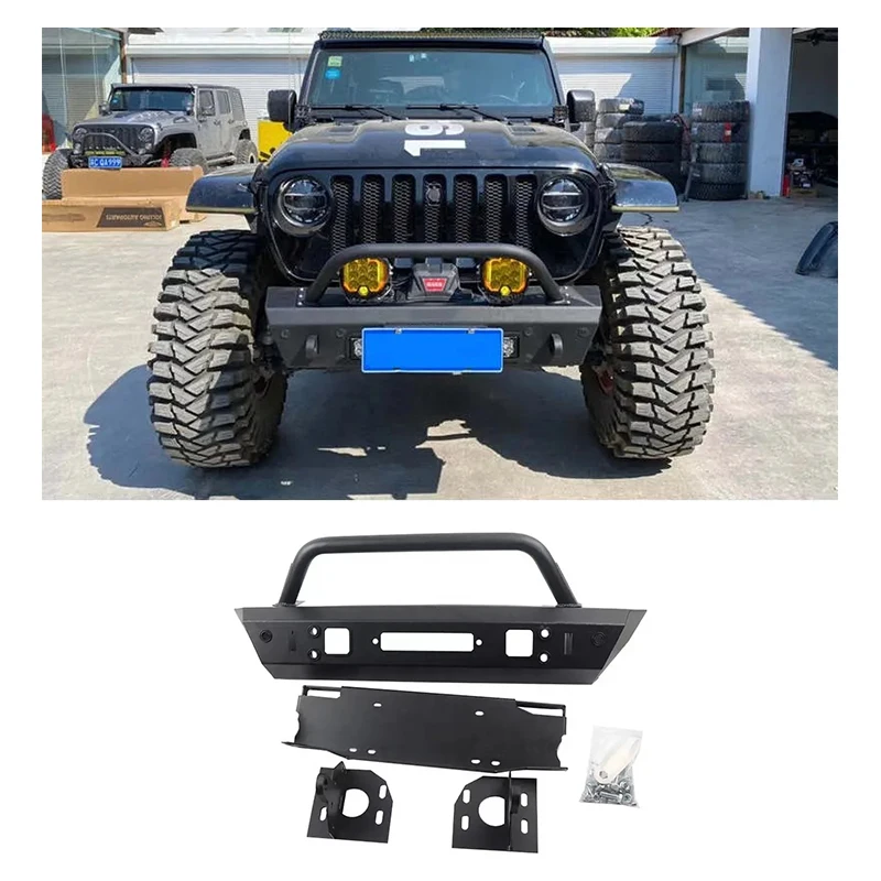 

Wrangler Jk Accessories JT Gladiator Competition Front Bumper Protector Bumper For Jeep Wrangle Jk 2007-2017