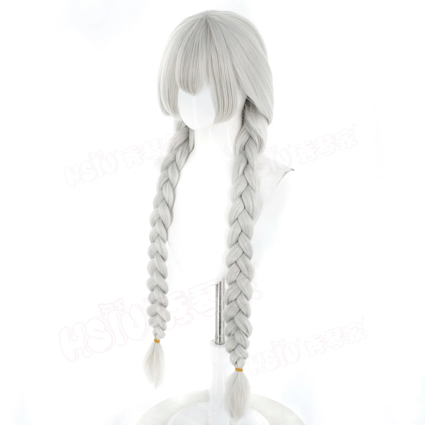 Filme Judy Cosplay Peruca Judy Hopps Longo Peruca Branca Tranças Bouble Para Comicon Festa Adulto Mulheres Homens