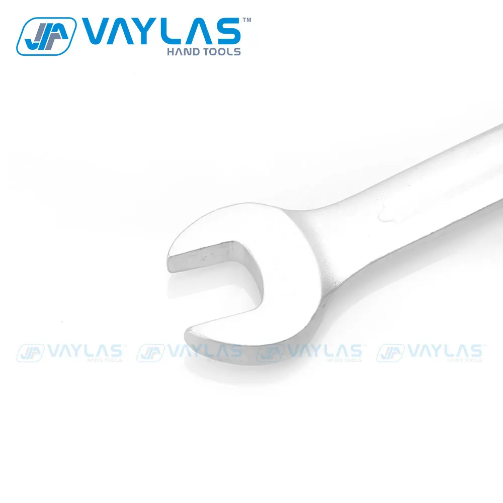 VAYLAS 13mm Dull Polished Combination Wrench Fixed Head Ratchet 72T and Open End High Torque Spanner  Repair Hand Tool