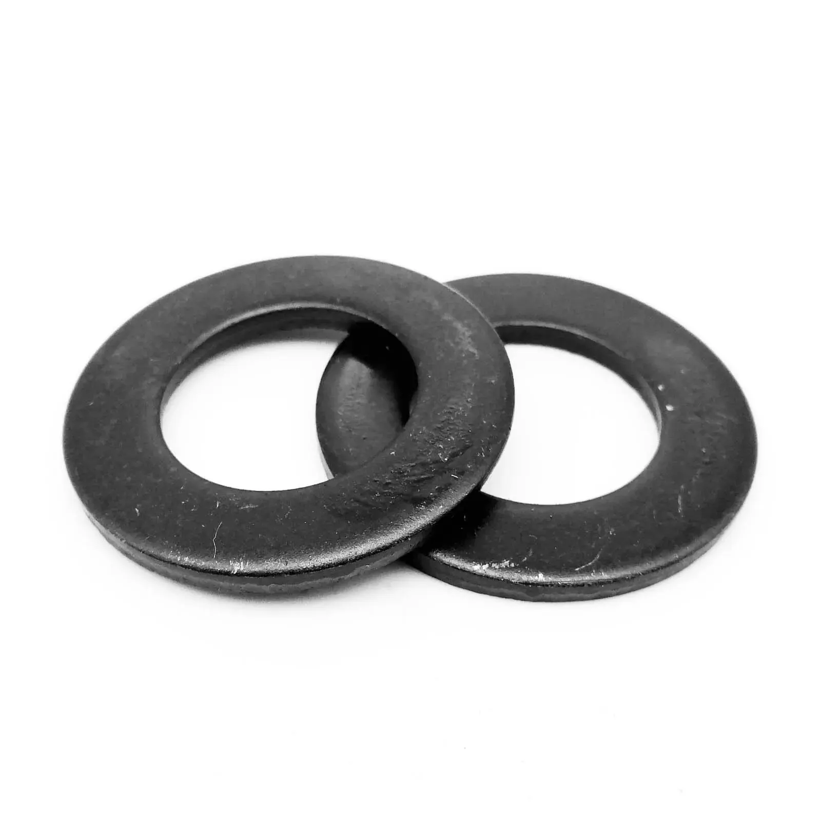 Flat Washer Plain Gasket Ring Spacer GB97 DIN125 Black Carbon Steel M2 M2.5 M3 M4 M5 M6 M8 M10 M12 M16