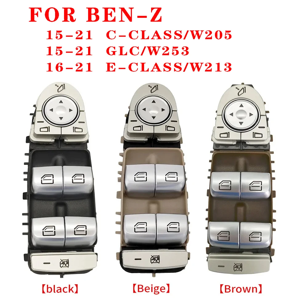 for Ben-z C-Class W205 GLC-Class W253 Left Front Electric Window Glass Control Lift Switch Assembly for Ben-z C-Class