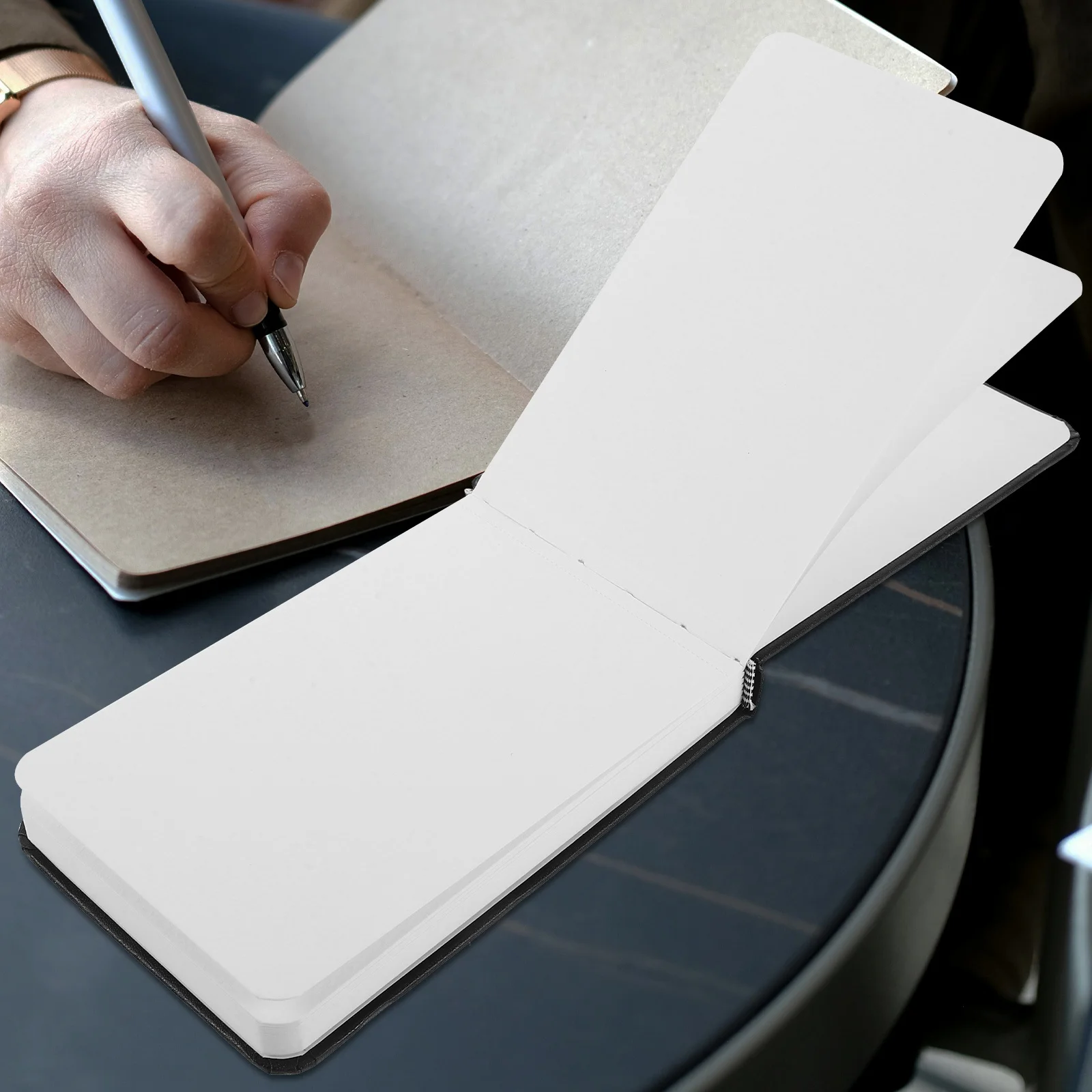 Buku Sketsa Cat Air Mini Portabel Kertas Tebal Buku Gambar Untuk Seniman Buku Catatan Ringan Untuk Mencoret-coret Buku Sketsa Jurnal Seni