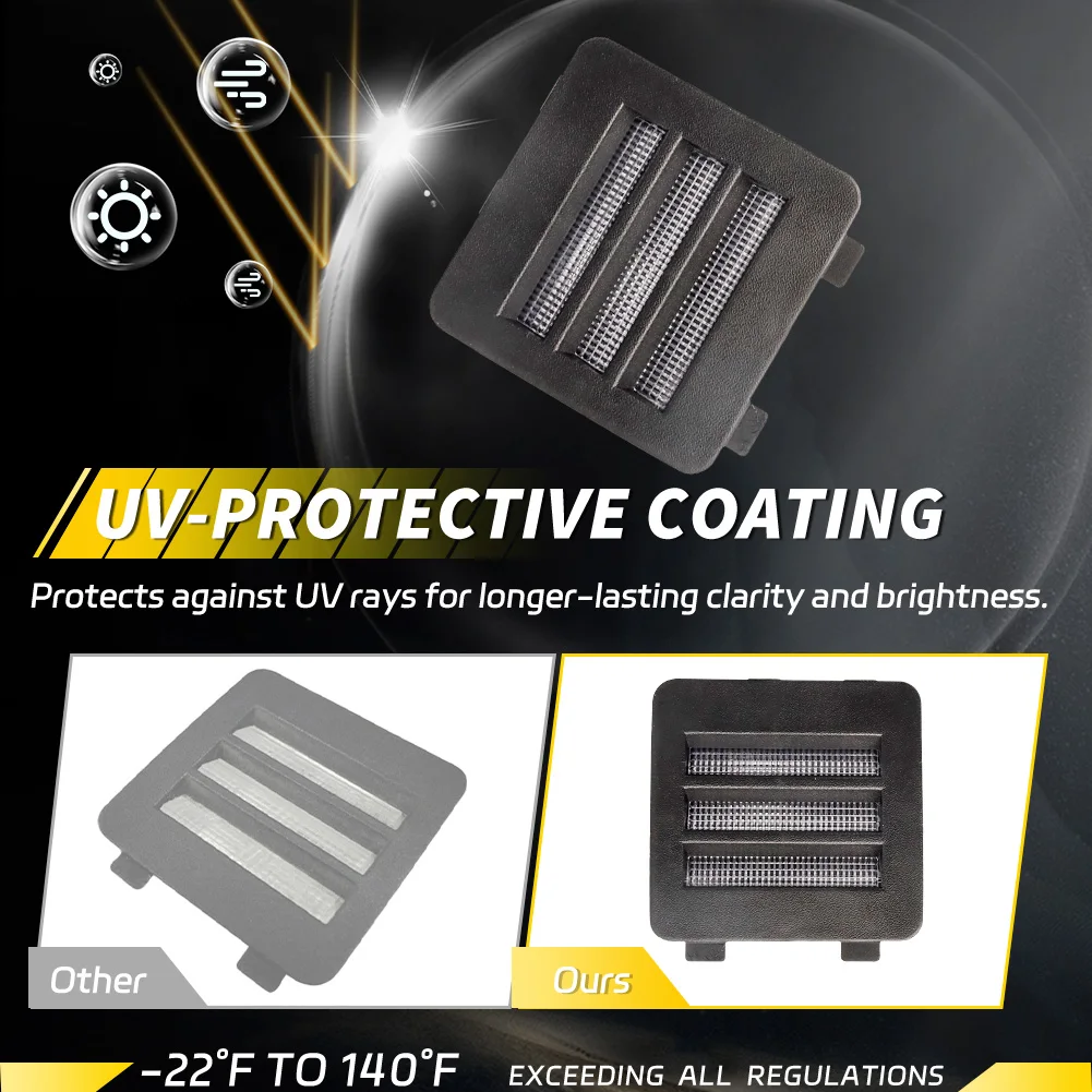 2Pcs Hinten Stamm Hatch Fach Fracht Courtesy Licht Dome Licht Innen Licht Abdeckung Für 1984-1996 Chevrolet Corvette c4