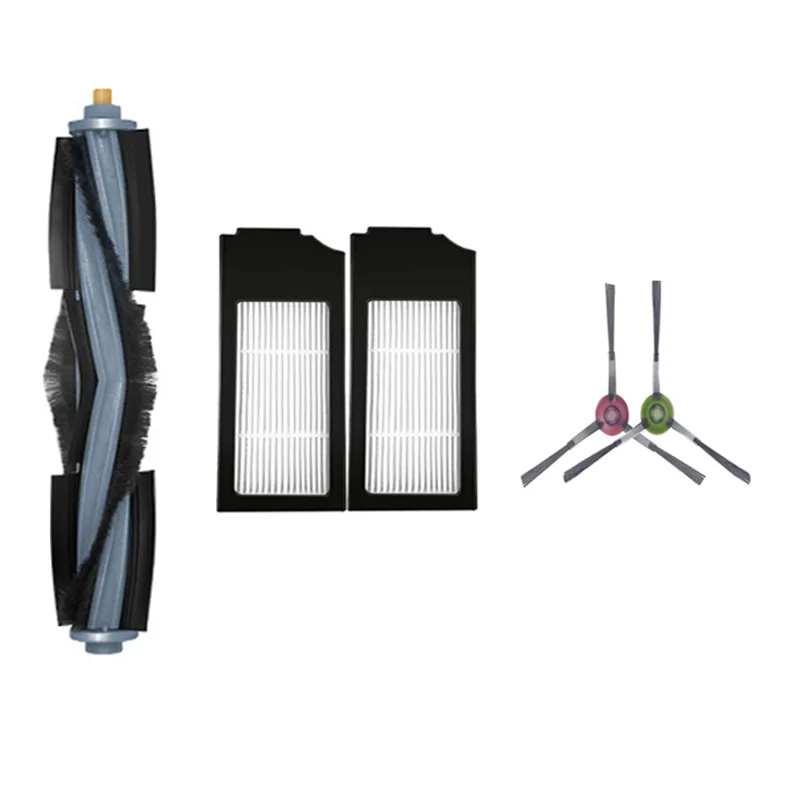 Neue hepa filter seiten bürste haupt bürste mop tücher für ecovacs deebot x1 turbo omni t10 omni staubsauger teile zubehör