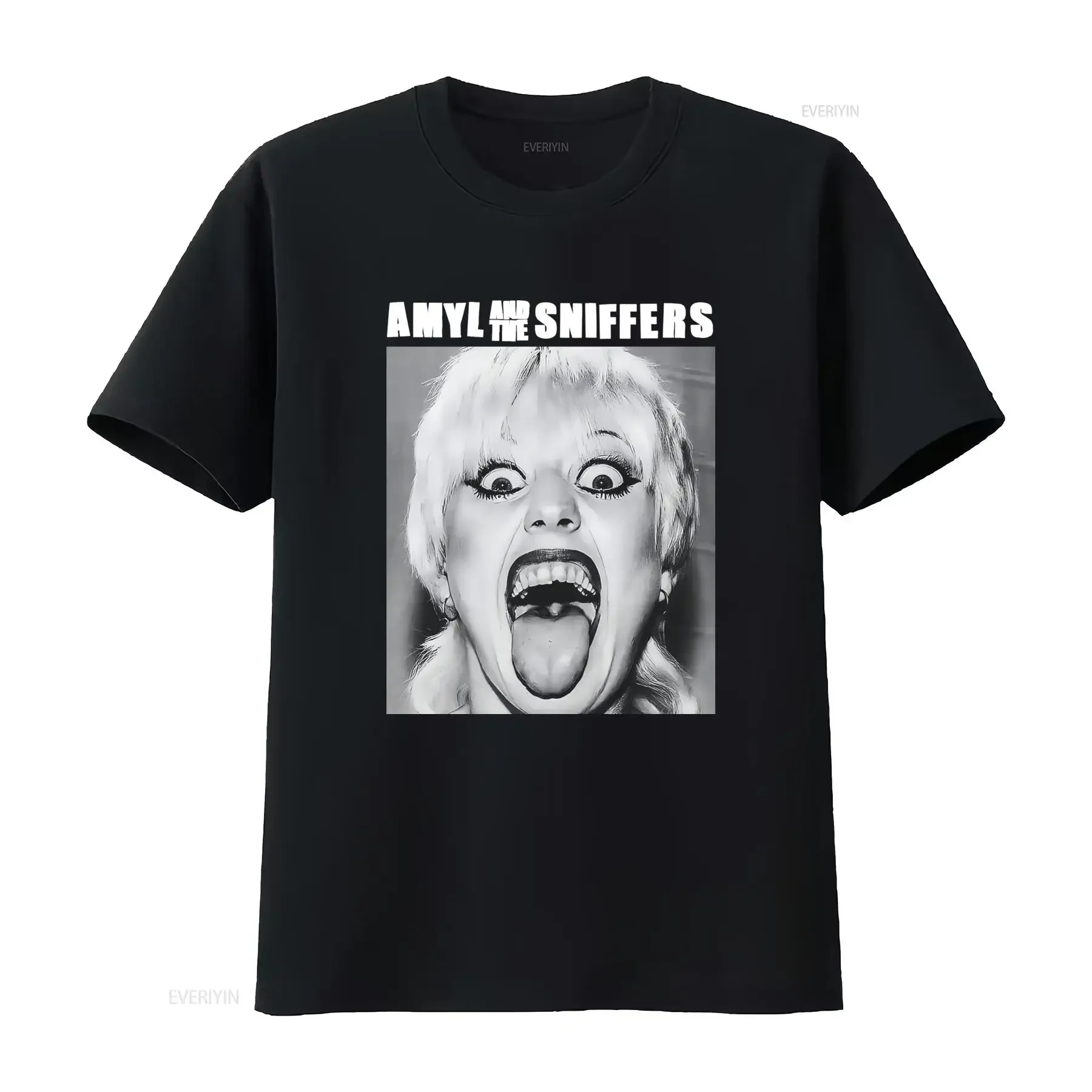 Amyl And The Sniffers Band No More Tear T Shirt Available In Full Sizes From S To 5XL vintage Washed Versatile Unisex