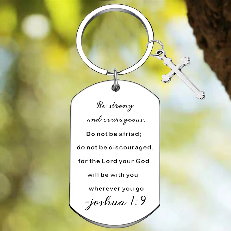 New Christian Gifts Keychain Pendant Friends Religious Gifts Key Chain Female Bff Bible Verse