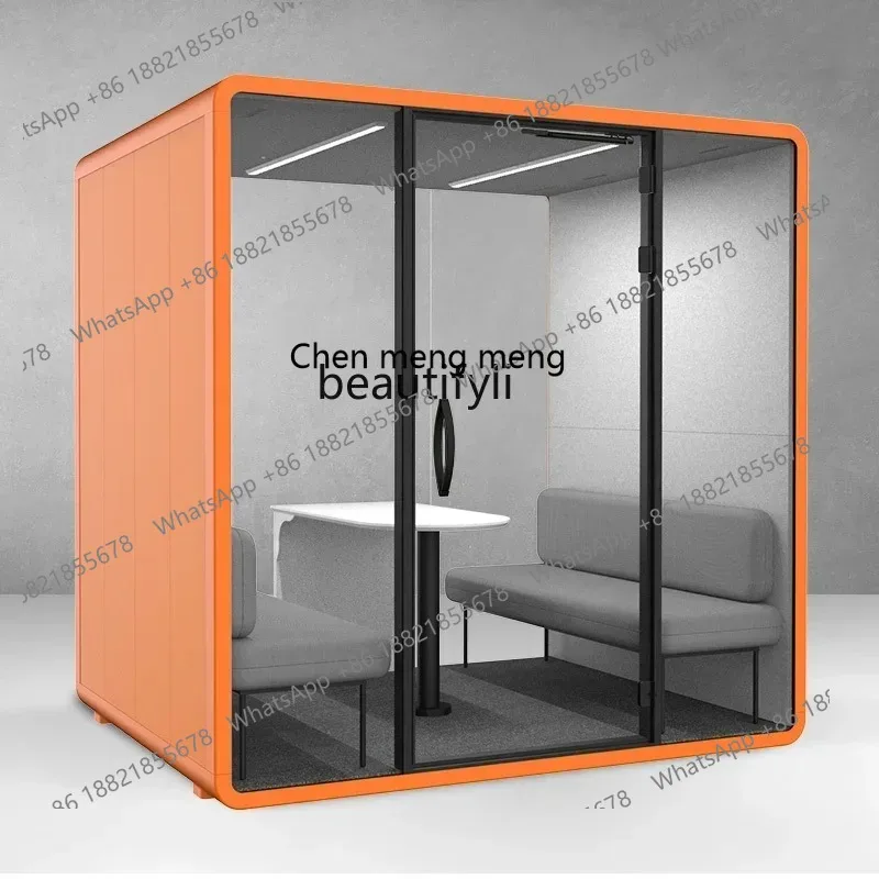 Z189  A Soundproof room Silent cabin Office Phone booth Anchor live stream Mobile recording room